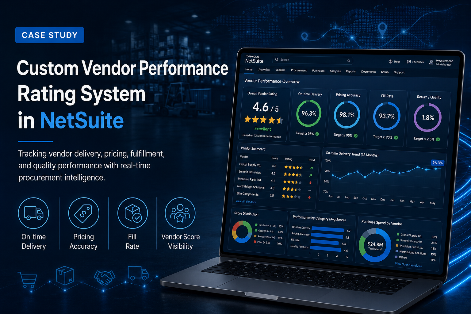 Custom Vendor Performance Rating System in NetSuite